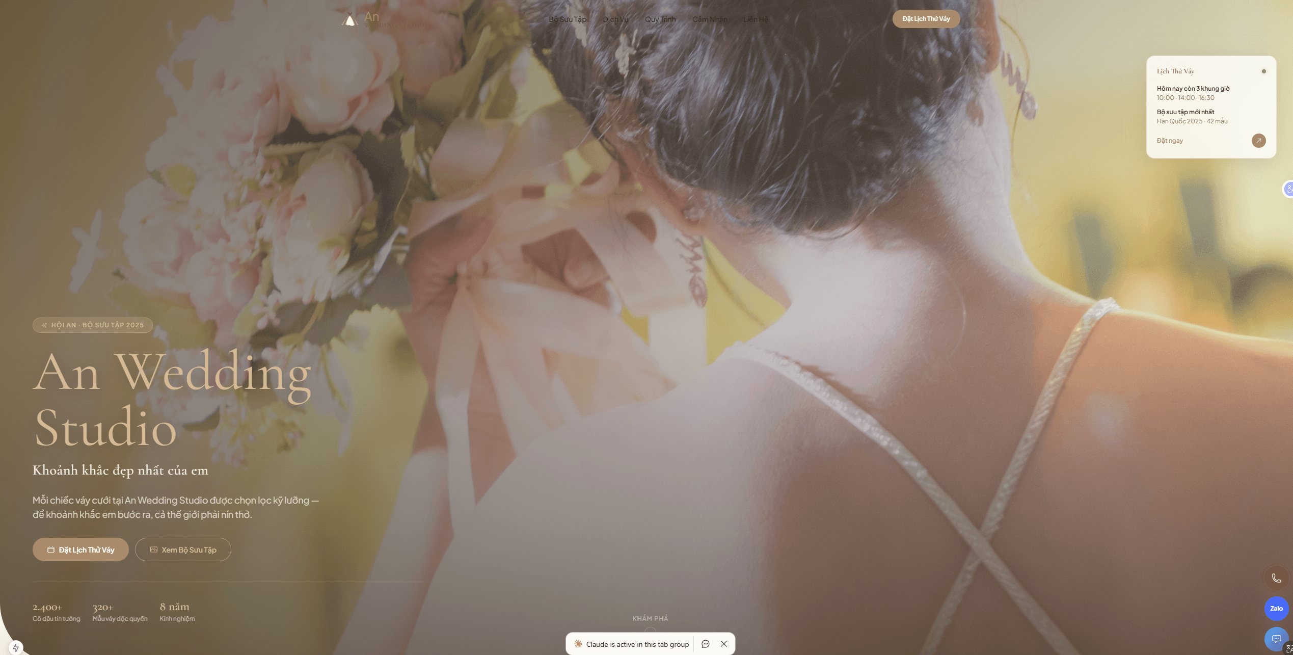An Wedding Studio Hội An — Website thuê váy cưới cao cấp - ảnh 1