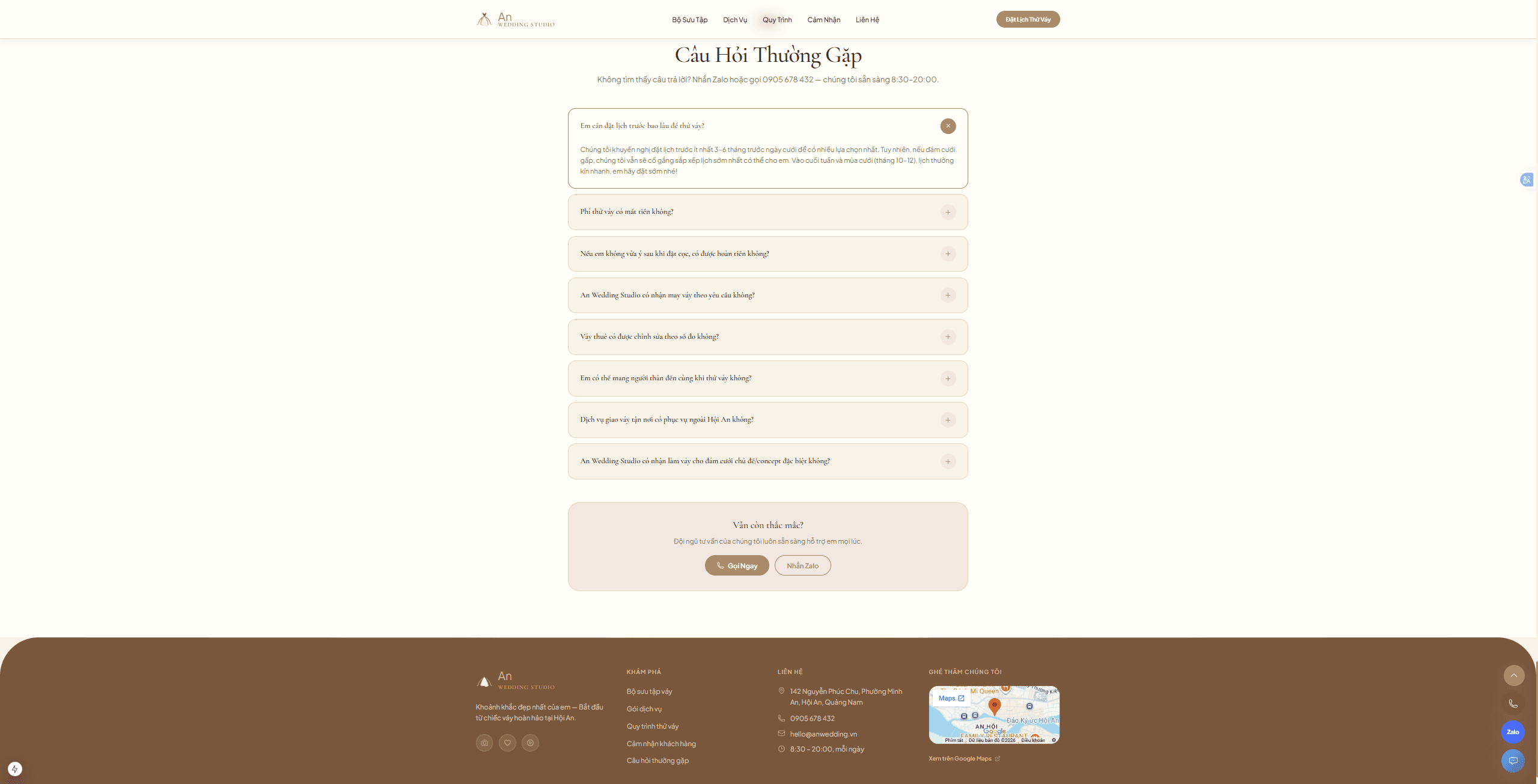 An Wedding Studio Hội An — Website thuê váy cưới cao cấp - ảnh 5